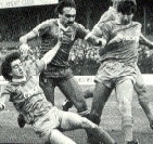 Peter Kitchen bundles through