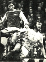 Billy Bonds sliding about in the mud